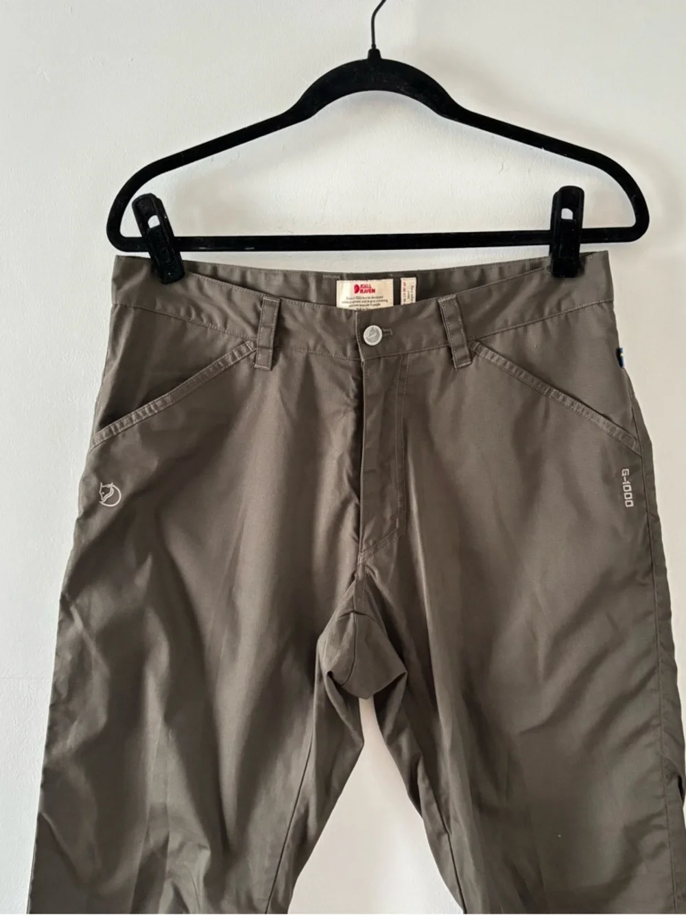 Fjallraven Men’s High Coast Trousers Bottoms Khaki Rewaxable G-1000 Waterproof